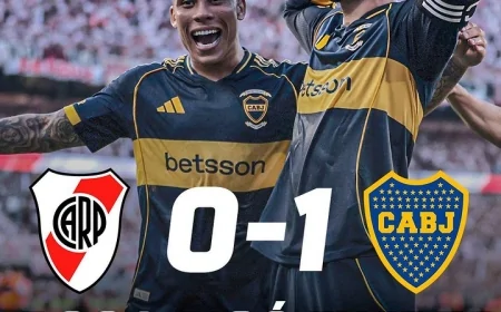 Primer Superclásico fue para Boca, de visitante.
