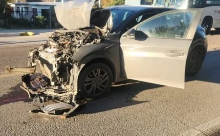 Otro accidente en la Ruta 92 de Tunuyán