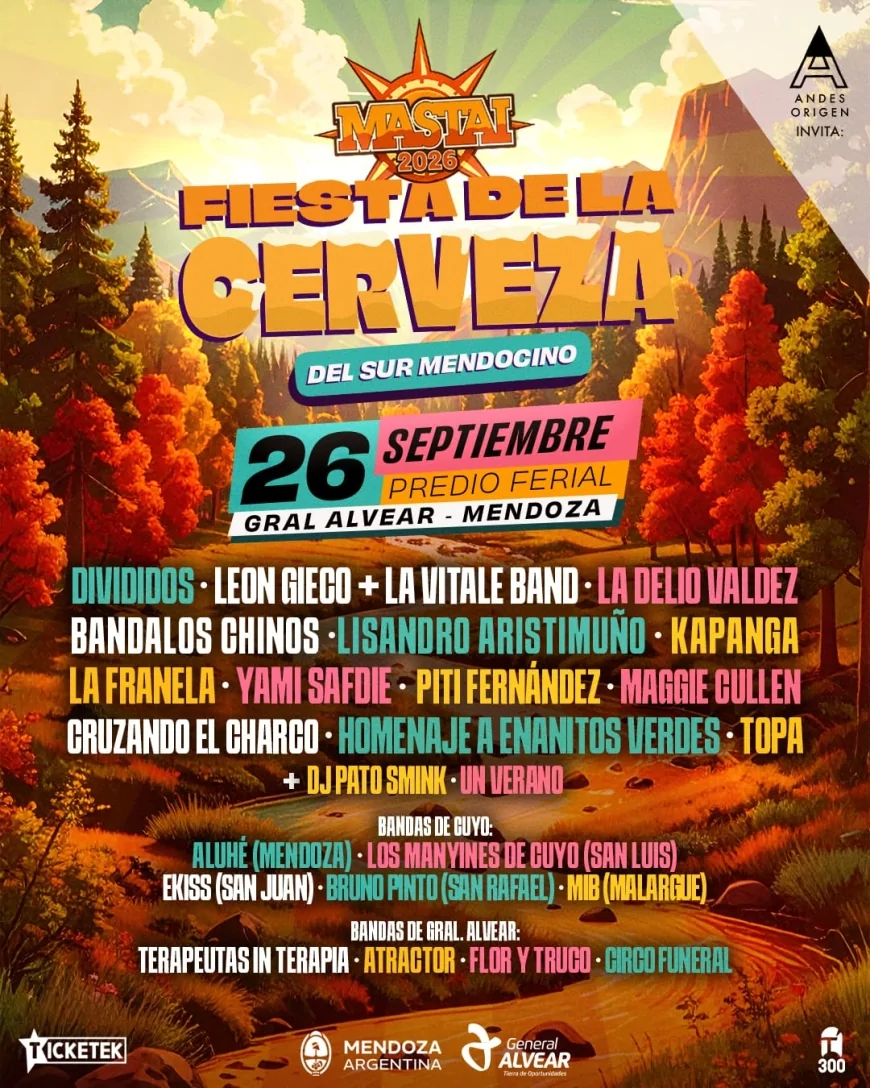 FIESTA DE LA CERVEZA DEL SUR MENDOCINO, un evento que va a dar que hablar.
