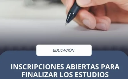 San Carlos abrió las inscripciones para finalizar los estudios secundarios en los CENS