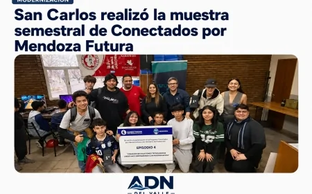 Más de 200 estudiantes del Valle de Uco presentaron sus proyectos en la muestra de Conectados por Mendoza Futura